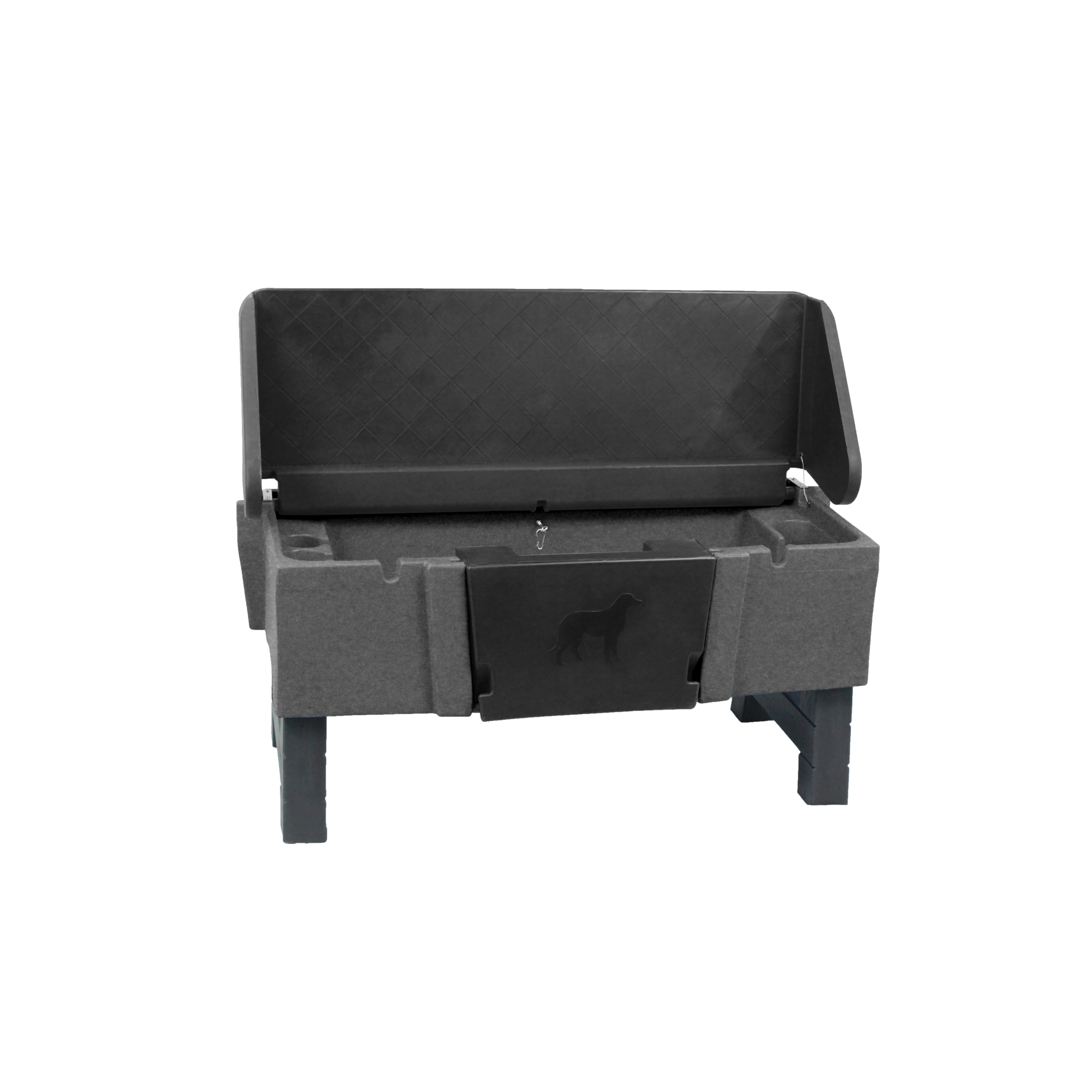 Dakota 283 Groom-Pro Pet Tub — 54in. x 23in. x 31in., Dark Granite, Portable, Model# GI-PETUB2-DAR